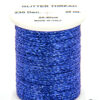 Glitter Thread Blue bobina di filato per mosche camole larve chironomo per la pesca ai coregoni lavarelli agoni sarde sardelle artificiali flyfishing renken