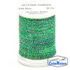 Glitter Thread Green Rainbow bobina di filato per mosche camole larve chironomo per la pesca ai coregoni lavarelli agoni sarde sardelle artificiali flyfishing renken