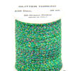 Glitter Thread Green Rainbow bobina di filato per mosche camole larve chironomo per la pesca ai coregoni lavarelli agoni sarde sardelle artificiali flyfishing renken