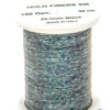 Holo Fibers Black bobina di filato per mosche camole larve chironomo per la pesca ai coregoni lavarelli agoni sarde sardelle artificiali flyfishing renken