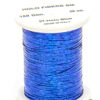 Holo Fibers Blue bobina di filato per mosche camole larve chironomo per la pesca ai coregoni lavarelli agoni sarde sardelle artificiali flyfishing renken
