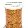Holo Fibers Copper bobina di filato per mosche camole larve chironomo per la pesca ai coregoni lavarelli agoni sarde sardelle artificiali flyfishing renken