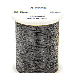 Polyfloss Small 35 Red bobina di filato per mosche camole larve chironomo per la pesca ai coregoni lavarelli agoni sarde sardelle artificiali flyfishing renken