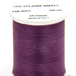 Polyfloss Small Clater bobina di filato per mosche camole larve chironomo per la pesca ai coregoni lavarelli agoni sarde sardelle artificiali flyfishing renken