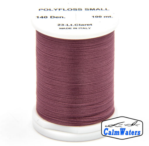 Polyfloss Small Light Clater bobina di filato per mosche camole larve chironomo per la pesca ai coregoni lavarelli agoni sarde sardelle artificiali flyfishing renken
