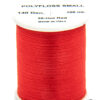 Polyfloss Small 35 Red bobina di filato per mosche camole larve chironomo per la pesca ai coregoni lavarelli agoni sarde sardelle artificiali flyfishing renken