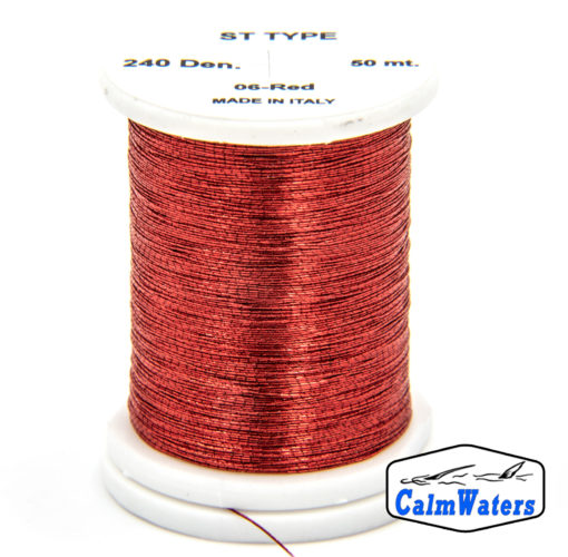 St type Red bobina di filato per mosche camole larve chironomo per la pesca ai coregoni lavarelli agoni sarde sardelle artificiali flyfishing renken