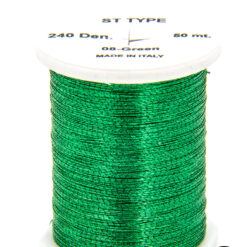 St type Green bobina di filato per mosche camole larve chironomo per la pesca ai coregoni lavarelli agoni sarde sardelle artificiali flyfishing renken