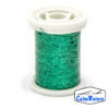 Holo Fibers Green bobina di filato per mosche camole larve chironomo per la pesca ai coregoni lavarelli agoni sarde sardelle artificiali flyfishing renken