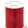 Polyfloss Cerise bobina di filato per mosche camole larve chironomo per la pesca ai coregoni lavarelli agoni sarde sardelle artificiali flyfishing renken