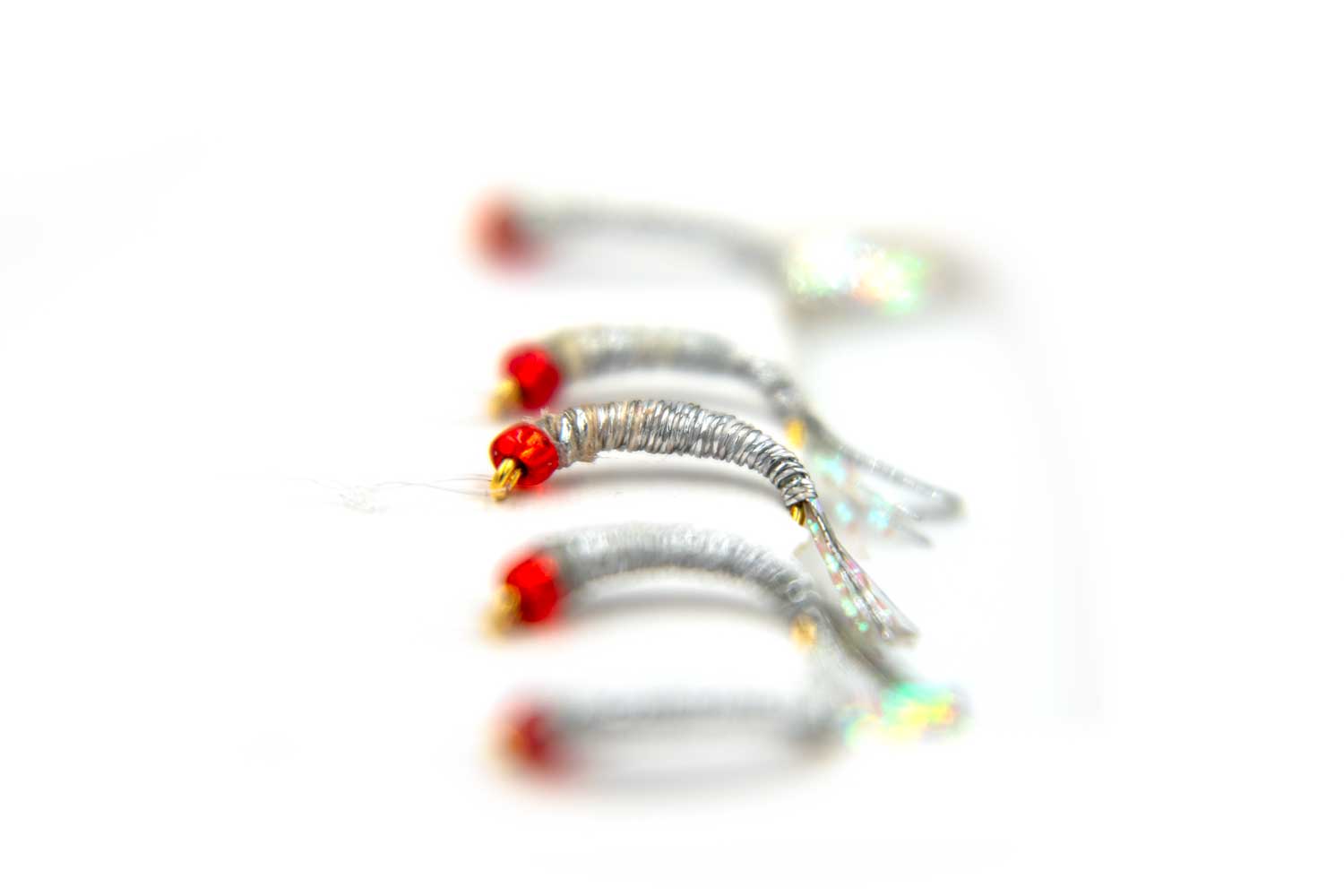 Dettaglio dell'amettiera S08 Silver red head